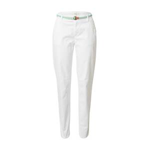 ESPRIT Chino nohavice  biela