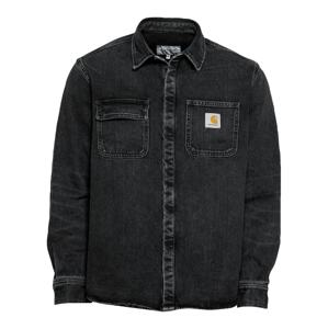 Carhartt WIP Košeľa 'Salinac'  čierny denim