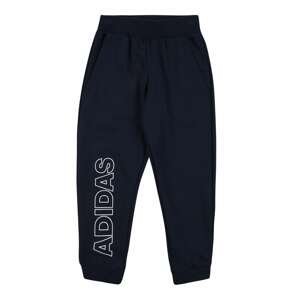 ADIDAS PERFORMANCE Športové nohavice  biela / námornícka modrá