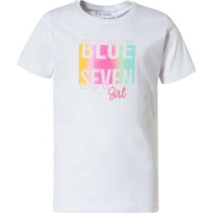 BLUE SEVEN Tričko  biela / ružová / šafránová / vodová / pastelovo zelená