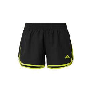 ADIDAS PERFORMANCE Sportshorts  čierna / žltá