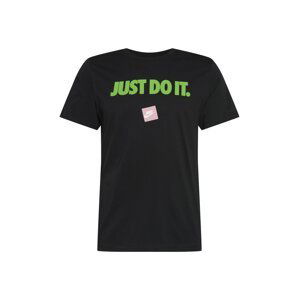 Nike Sportswear Tričko  čierna / ružová / biela / neónovo zelená
