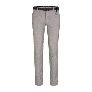 TOM TAILOR DENIM Chino nohavice  béžová / námornícka modrá / hnedá