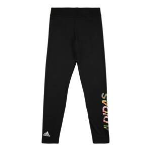 ADIDAS PERFORMANCE Športové nohavice  čierna / biela / zmiešané farby