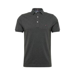 TOMMY HILFIGER Tričko 'TOMMY SLIM POLO'  tmavosivá