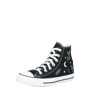 CONVERSE Členkové tenisky ' Chuck Taylor All Star'  čierna / biela / žltá / červená / ružová