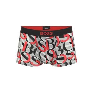 BOSS Casual Boxerky  červená / sivá / čierna