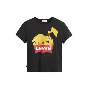 LEVI'S Tričko 'Pokemon'  čierna / žltá / červená