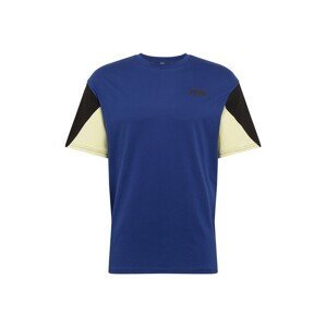 PUMA Funkčné tričko 'REBEL Advanced'  modrá / čierna / svetložltá
