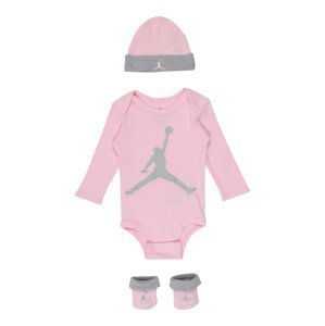 Jordan Set 'JUMPMAN'  ružová / sivá