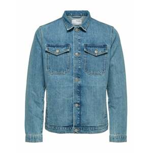 SELECTED HOMME Jeansjacke  modrá denim