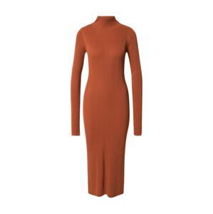 NU-IN Pletené šaty  hrdzavo červená / oranžová