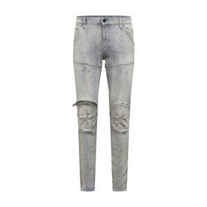 G-Star RAW Džínsy '5620 3D Zip Knee Super Slim'  sivý denim