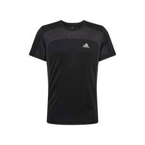 ADIDAS PERFORMANCE Funkčné tričko 'HEAT.RDY'  čierna / sivá