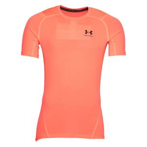 UNDER ARMOUR Funkčné tričko  oranžovo červená / čierna