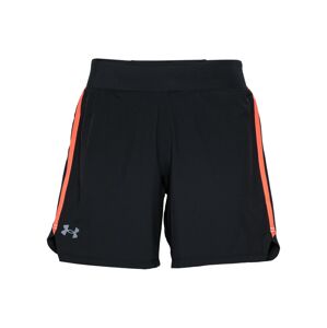 UNDER ARMOUR Sportshorts 'SpeedPocket'  čierna / sivá / koralová