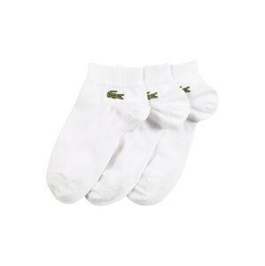 LACOSTE Ponožky  biela / zelená