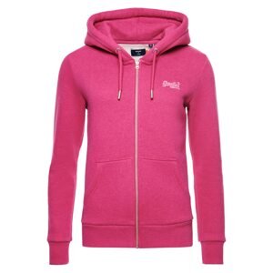 Superdry Tepláková bunda  purpurová