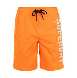 Superdry Surferské šortky  oranžová / svetlosivá