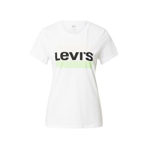 LEVI'S Tričko 'The Perfect'  mätová / pastelovo oranžová / čierna / biela