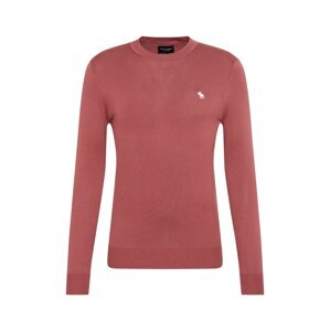 Abercrombie & Fitch Pullover  pastelovo červená / biela