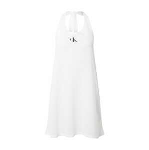 Calvin Klein Swimwear Plážové šaty  biela / čierna