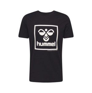 Hummel T-shirt 'hmlISAM'  čierna / biela