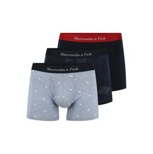 Abercrombie & Fitch Boxerky  svetlomodrá / čierna / námornícka modrá / biela / červená