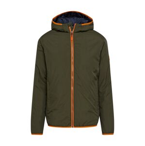 JACK & JONES Prechodná bunda 'BEETLE'  olivová / oranžová