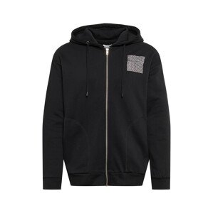 Only & Sons Sweatjacke 'KRISTIAN'  čierna / biela