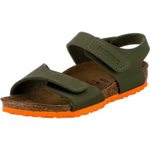 BIRKENSTOCK Otvorená obuv 'Palu'  oranžová / kaki