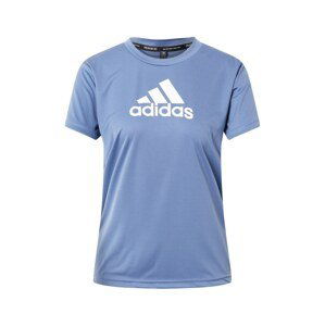 ADIDAS SPORTSWEAR Funkčné tričko  dymovo modrá / biela