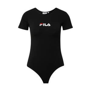 FILA Košeľové body 'YULIANA'  čierna / biela / červená