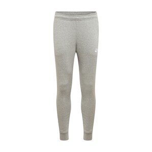 Nike Sportswear Nohavice  svetlosivá / biela