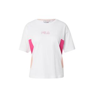 FILA Funkčné tričko  biela / fuksia / púdrová