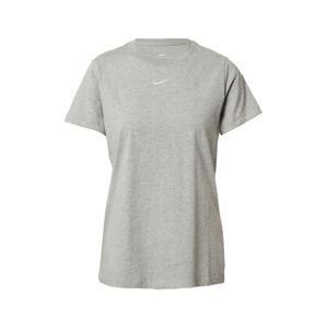 Nike Sportswear Tričko  sivá melírovaná / biela