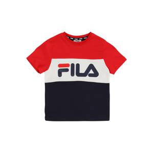 FILA T-Shirt 'Thea'  biela / červená / tmavomodrá