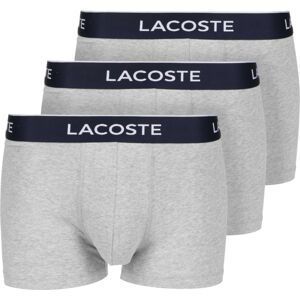 LACOSTE Boxerky  námornícka modrá / sivá melírovaná / čierna / biela