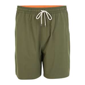 Polo Ralph Lauren Badeshorts 'TRAVELER'  olivová / biela