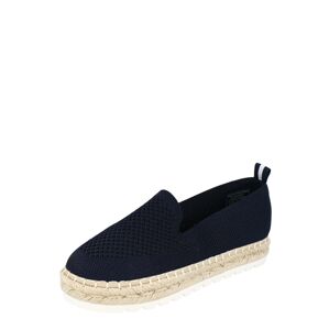 TOM TAILOR Espadrilles  námornícka modrá