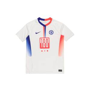 NIKE Sportshirt  biela / oranžovo červená / kobaltovomodrá