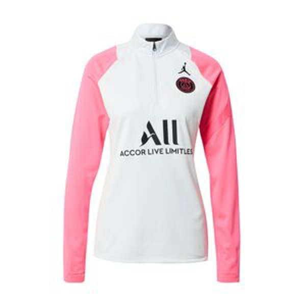 NIKE Funkčné tričko 'Paris Saint-Germain'  biela / ružová / čierna