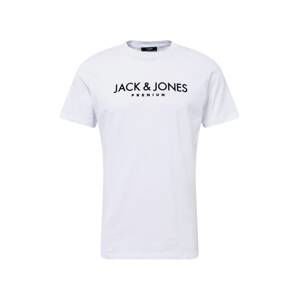 JACK & JONES Tričko 'BLAJAKE'  biela / čierna