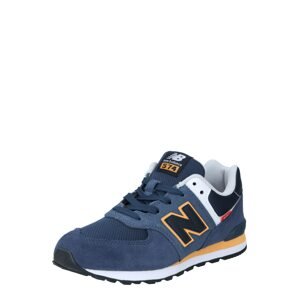 new balance Tenisky  námornícka modrá / modrosivá / biela / svetlooranžová