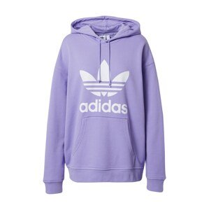 ADIDAS ORIGINALS Mikina  biela / svetlofialová