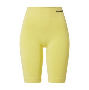 Hummel Športové nohavice 'Ci'  neónovo žltá / čierna