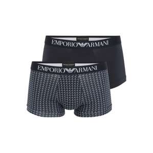 Emporio Armani Boxerky  tmavomodrá / biela / modrosivá / sivá