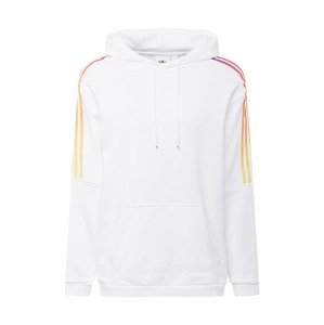 ADIDAS ORIGINALS Mikina  biela / oranžová / tmavofialová