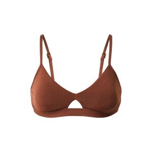 Seafolly Bikinový top  čokoládová