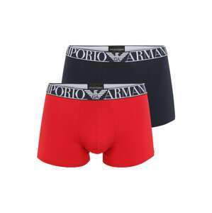 Emporio Armani Boxerky  červená / námornícka modrá / biela